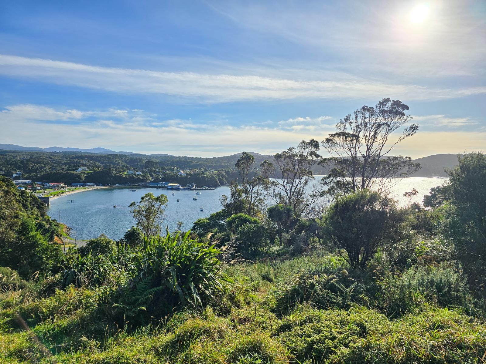 Sunlit sea views from the elevated 888 m2 section at 23 Petersons Hill Road