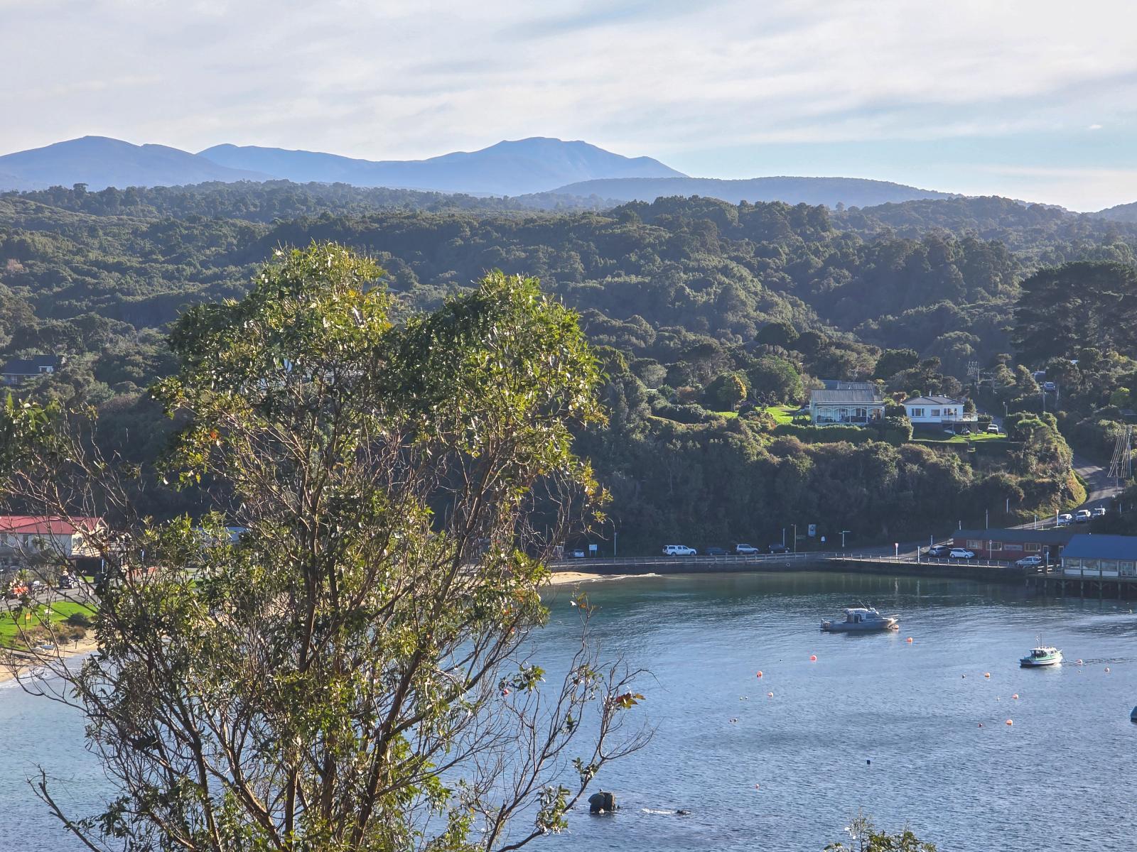 Outlook towards Hananui / Mount Anglem from 23 Petersons Hill Road